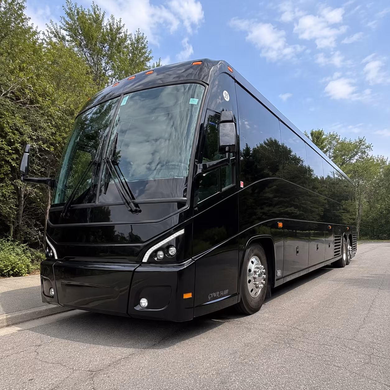 long distance bus rentals down i 15 to las vegas and st george