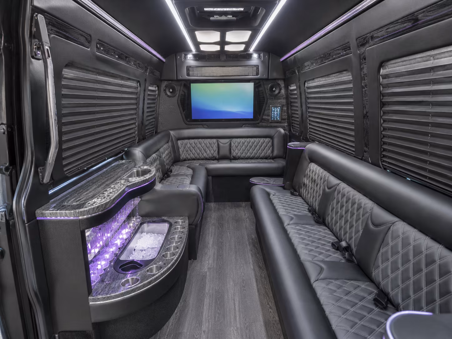 taylorsville 30 passenger party bus interior