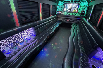 Taylorsville Limo Bus Interior